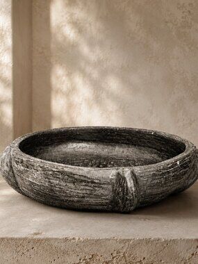 NWOT Large Artisan Hand Crafted Wabi Sabi Sejnane Pottery Bowl